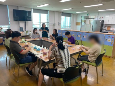 직업적응훈련 토탈공예(풍경 만들기) 이미지