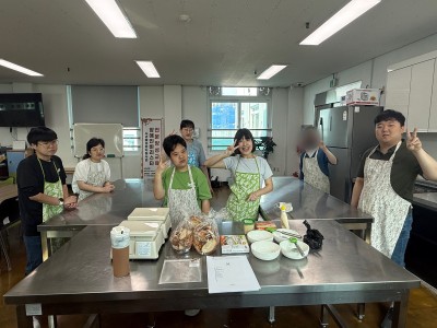 직업적응훈련 가사 프로그램 '마늘빵&명란 바게뜨' 만들기 이미지