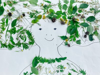 친구랑그림놀이 : 자연물로 완성한 우리들의 작품 이미지